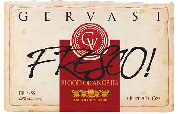 Try our craft beers Fresco Beer - Blood Orange IPA